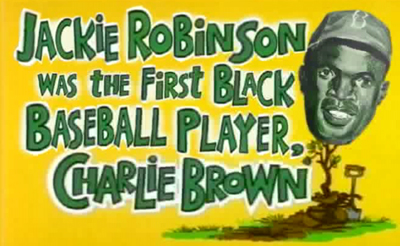 Jackie Robinson is the First Black Baseball Player Charlie Brown